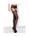 nuisettes et baydolls marque obsessive : s307 garter stocking