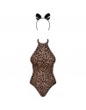 body leocatia en imprimé animal de la marque de lingerie obsessive