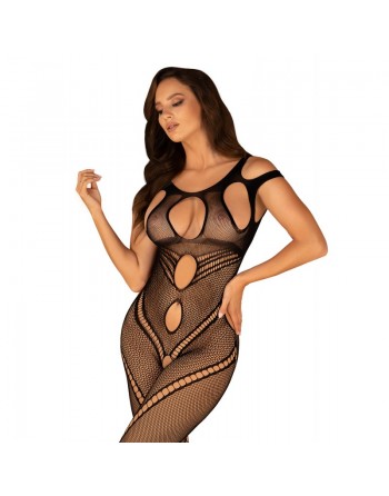 lingerie Mon péché mignon : bodystocking noir obsessive g322