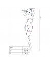 bodystocking blanc et sexy bs077w de la marque passion lingerie