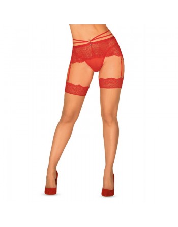 lingerie loventy stockings  rouge