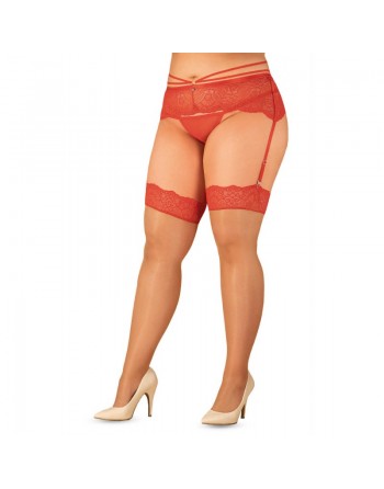 lingerie loventy stockings  rouge