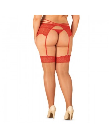 lingerie loventy stockings  rouge