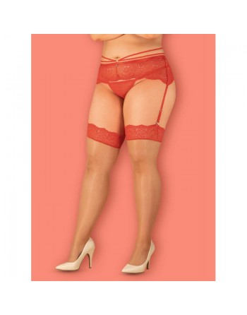 lingerie loventy stockings  rouge