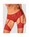  lingerie belovya culotte jarretière rouge