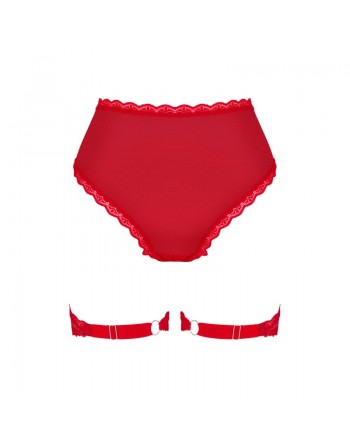  lingerie belovya culotte jarretière rouge