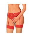 lingerie dagmarie culotte jarretière rouge