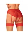 lingerie dagmarie culotte jarretière rouge