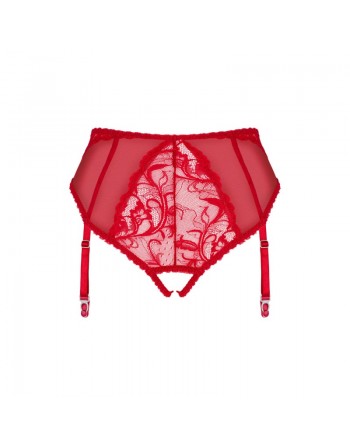 lingerie dagmarie culotte jarretière rouge