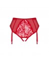 lingerie dagmarie culotte jarretière rouge