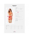 lingerie dagmarie culotte jarretière rouge