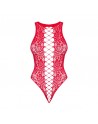 lingerie sexy b120 body rouge ouvert d'obsessive