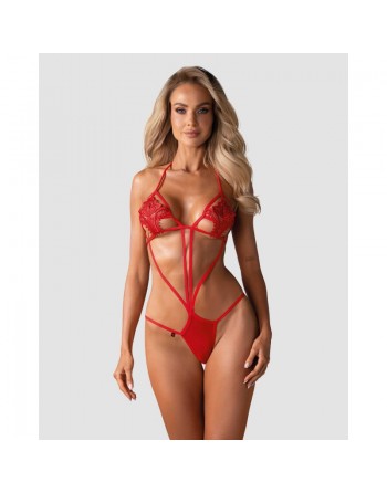 lingerie sexy marque obsessive teddies : luiza teddy red