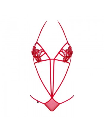 lingerie sexy marque obsessive teddies : luiza teddy red