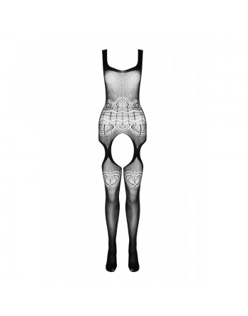 bodystocking ecologique sexy en resille noire eco bs005 de la marque polonaise passion lingerie