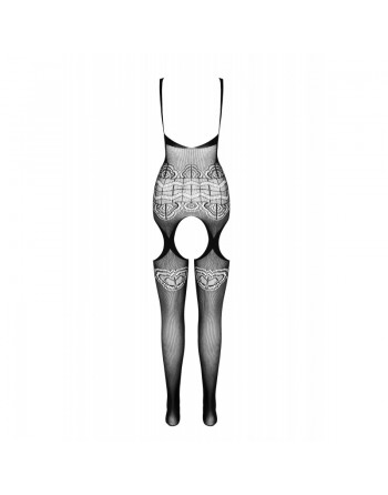 bodystocking ecologique sexy en resille noire eco bs005 de la marque polonaise passion lingerie