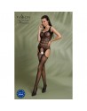 bodystocking ecologique sexy en resille noire eco bs005 de la marque polonaise passion lingerie